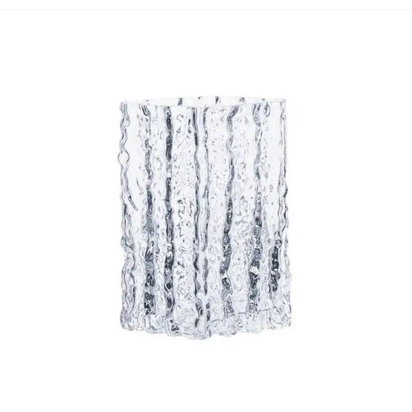 Transparent Glacier Glass Vase Hydroponics vase