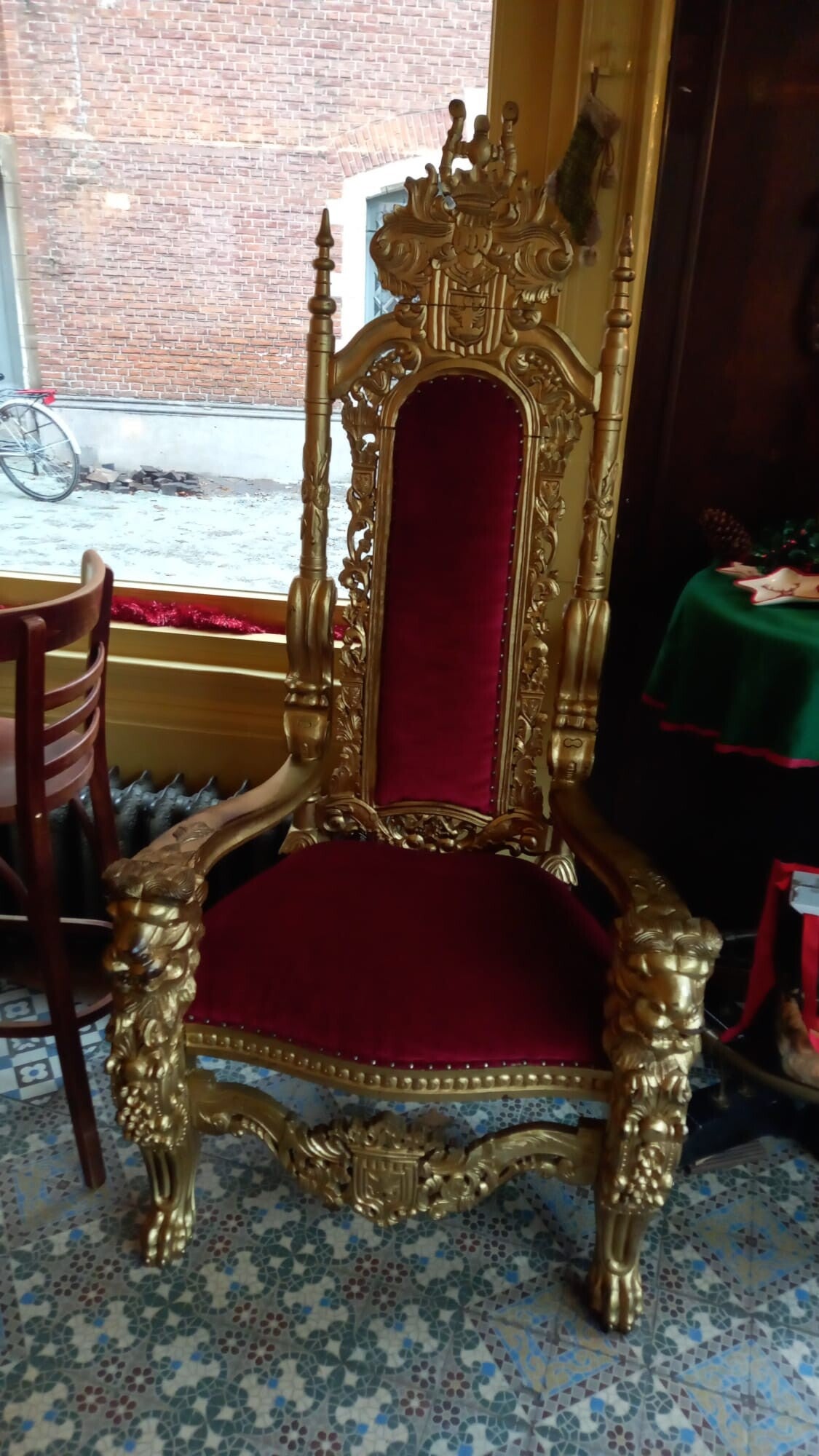 luxe sinterklaasstoel