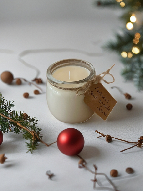 Bougie ananas miel vanille