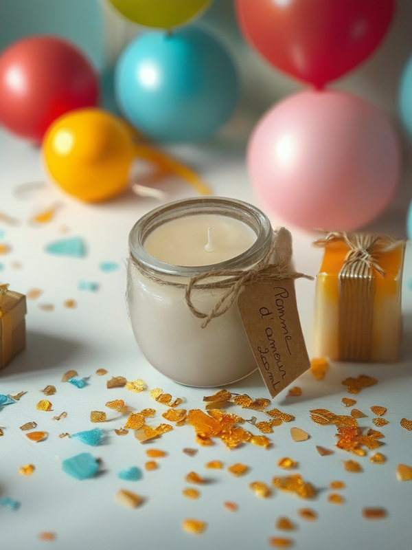 Bougie barbe à papa