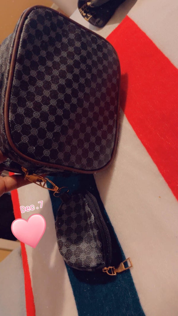 Black & Brown hand purse