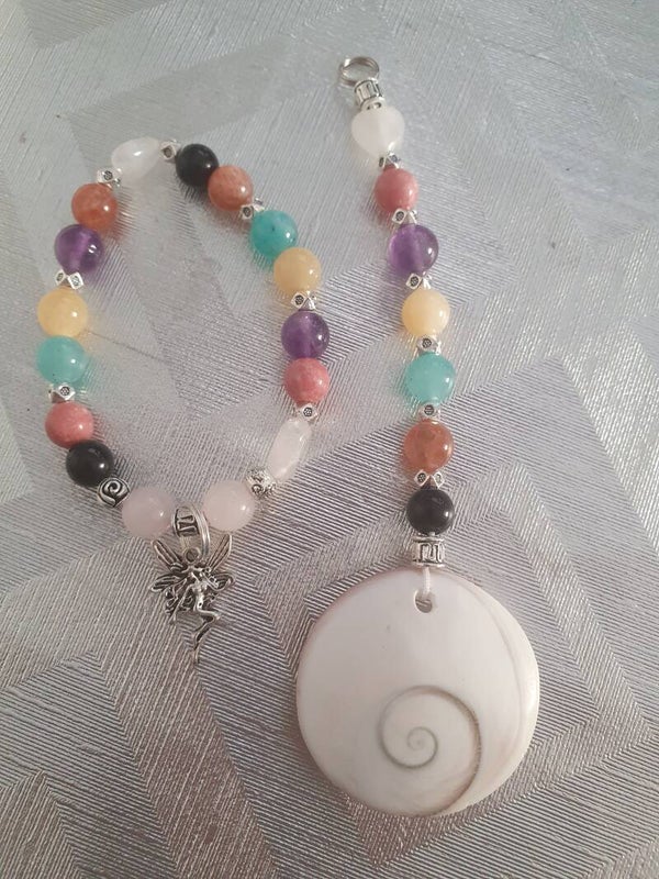 ensemble  7 chakras + oeil de ste lucile, protection, amour, guérison
