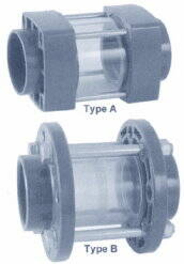 Schauglas Typen A + B