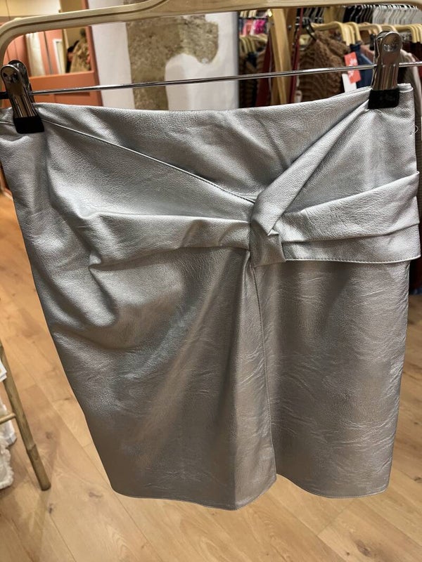 Jupe CATHY argentée