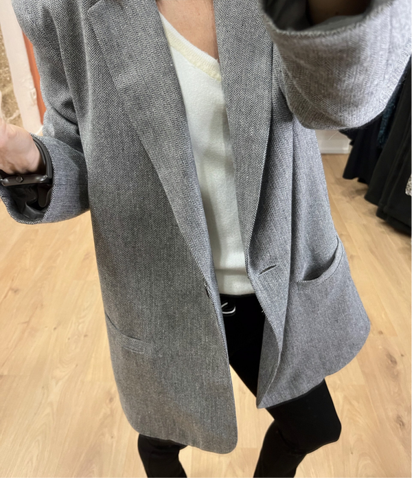 Veste blazer grise JENYFER
