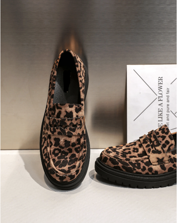 Mocassins OSCAR léopard
