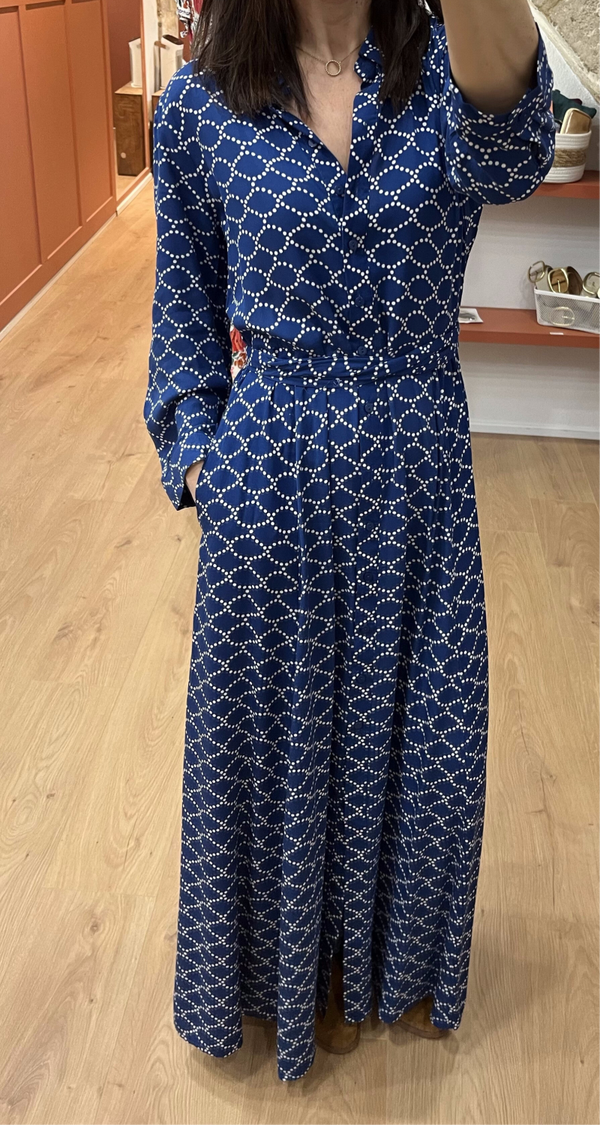 Robe chemise longue imprimée GOA MÉLINE