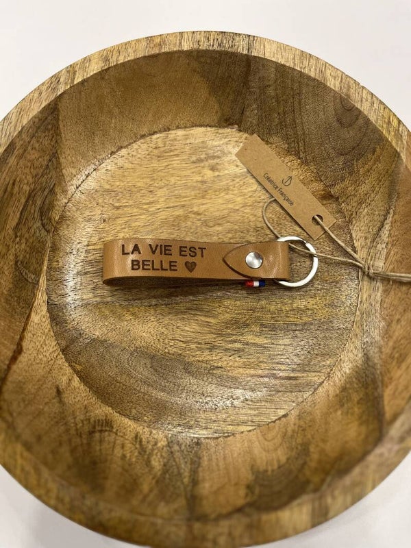 Porte-clefs HEVRIK - LA VIE EST BELLE