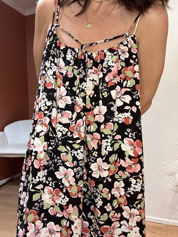 Robe courte fleurie LOUISE