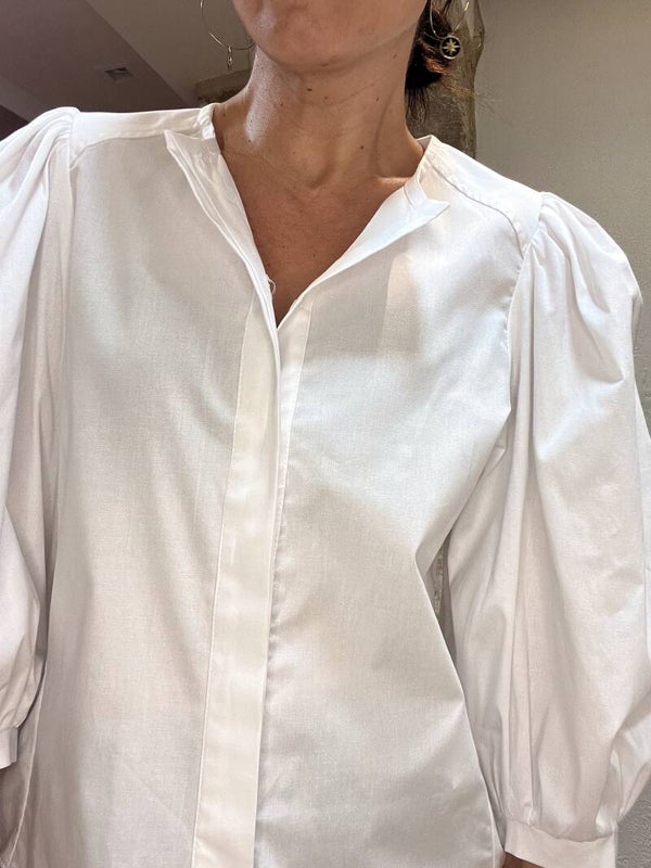 Chemise manches bouffantes HANNA