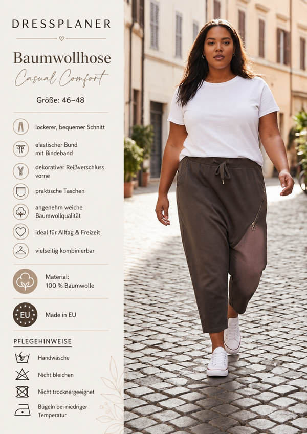 Baumwollhose „Casual Comfort“ Größe 46-48