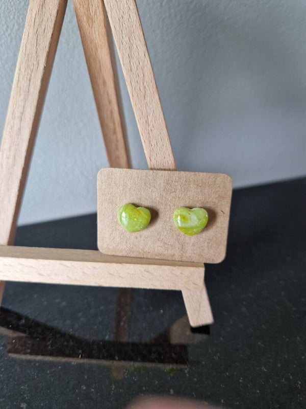 Hartje geel/ groen