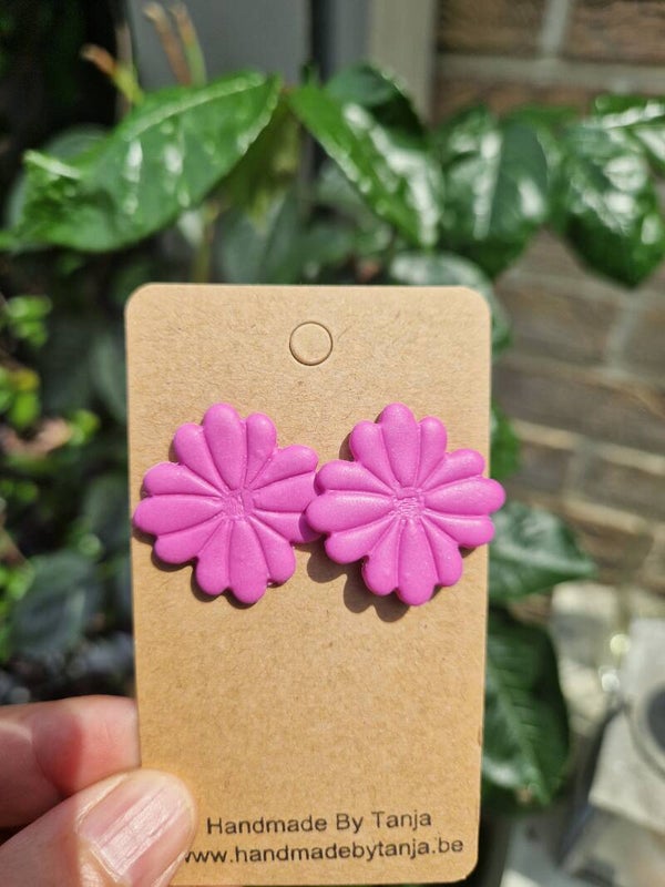 Boho kleine bloem fuchsia