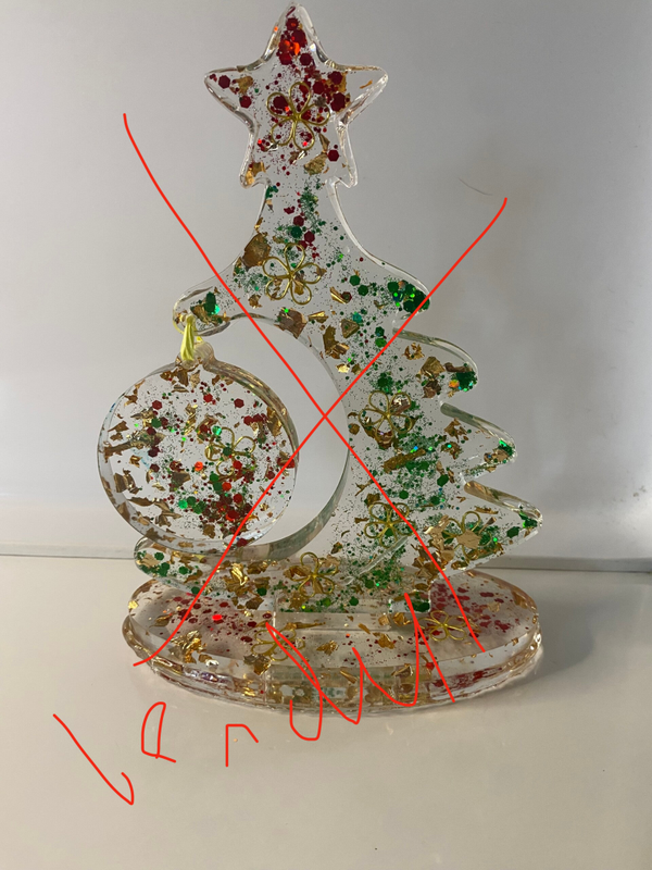 Sapin noël sur socle