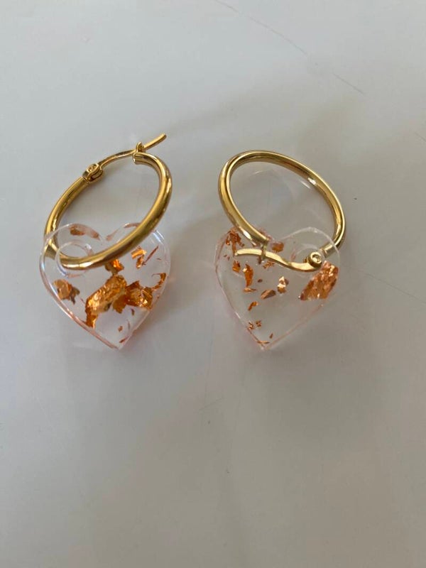 Pampilles cœur avec créole