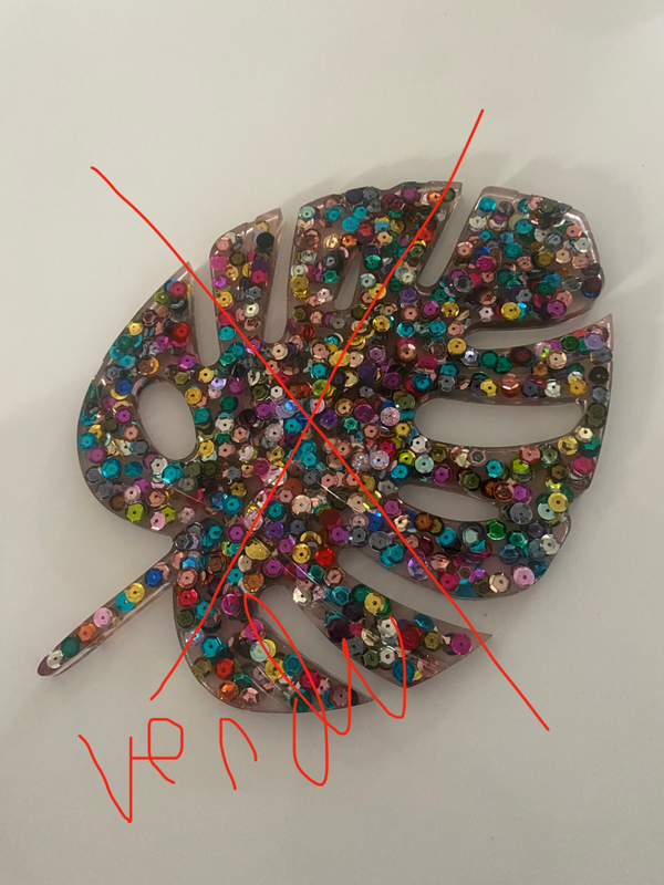 Dessous de plat grande feuille