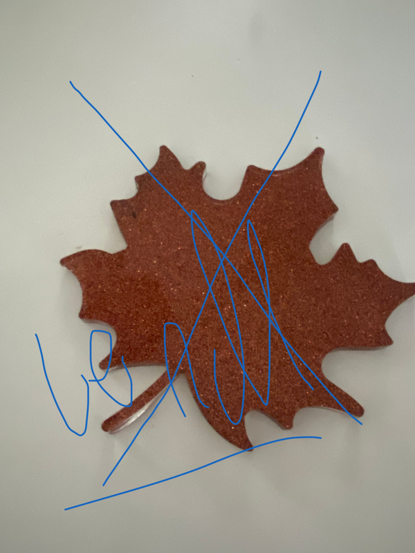 Dessous de plat bouteille feuille d’érable 🍁