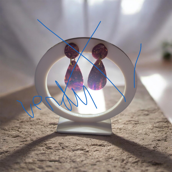 Goutte fimo translucide