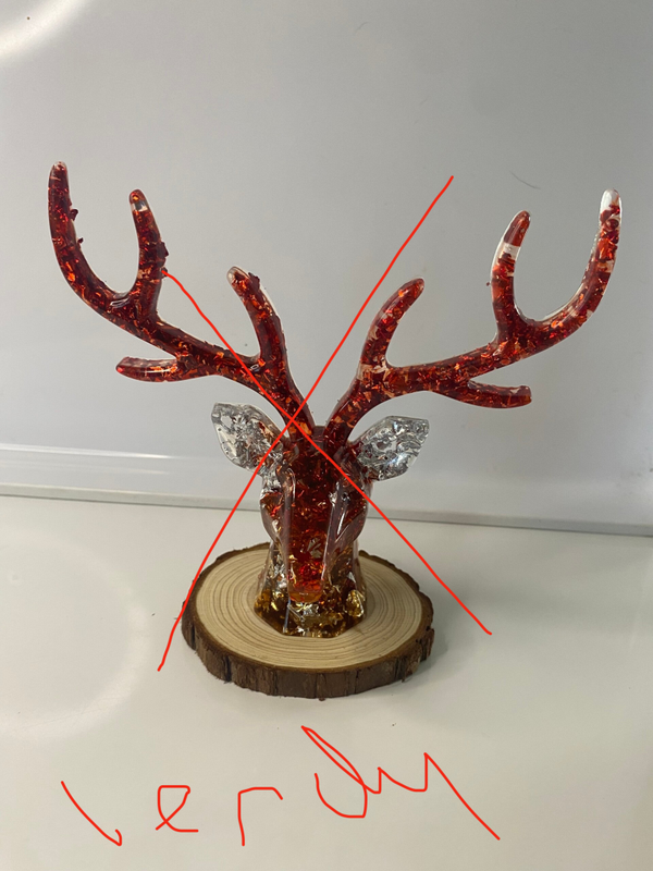 Tête de cerfs porte bijoux