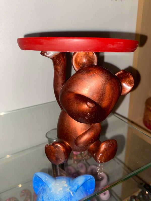 Ourson support (vase , coupelle)