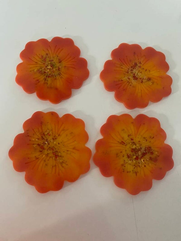 Dessous de vert fleurs