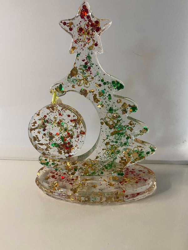 Sapin noël sur socle