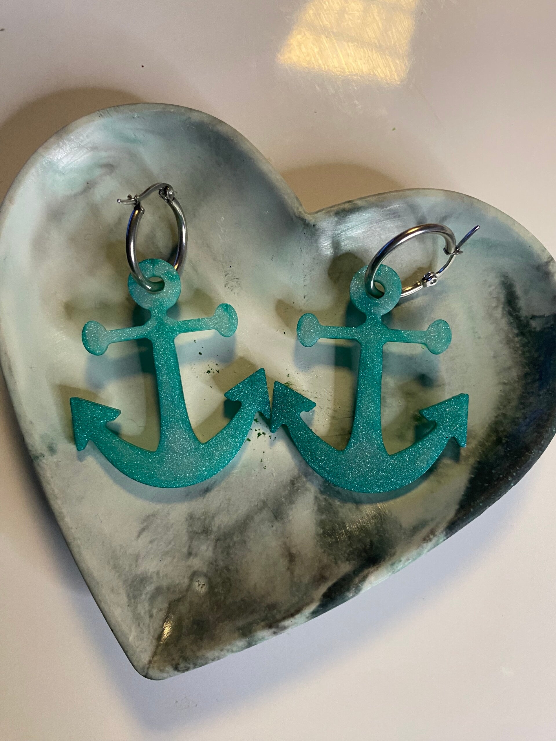 Boucle d’oreille marin