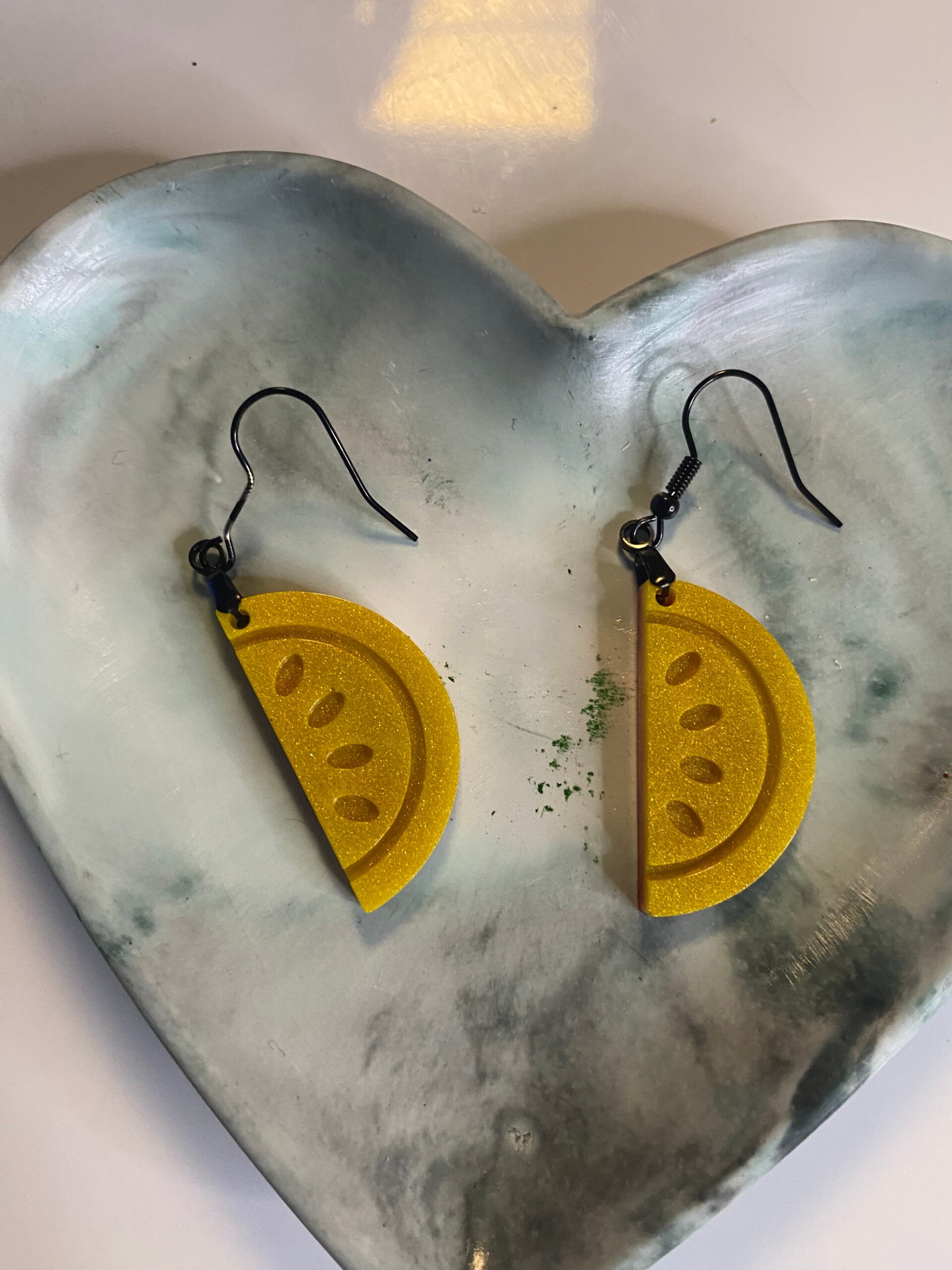 Boucle d’oreille tranche de citron 🍋