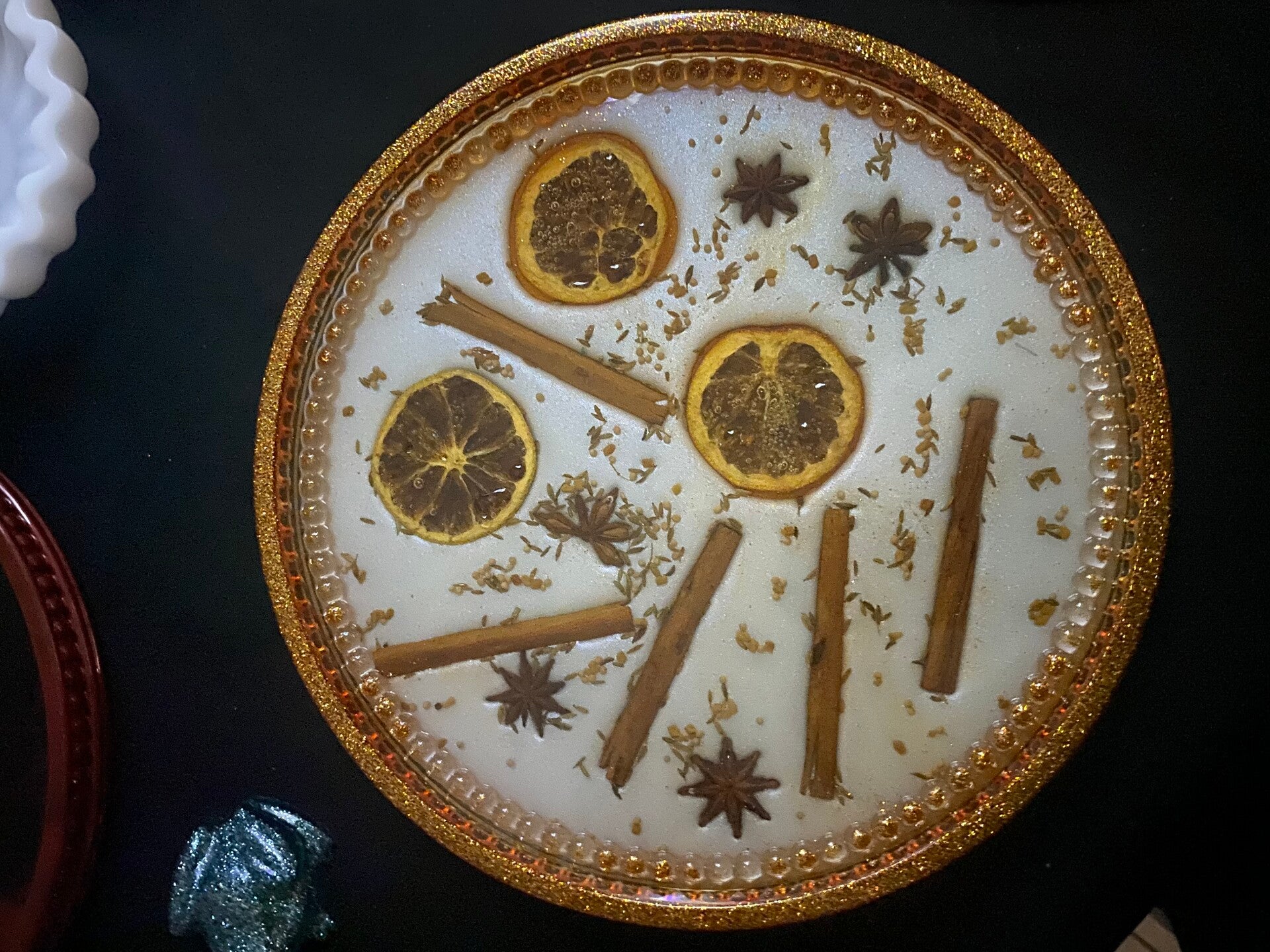 Plateau rond taille moyen grand