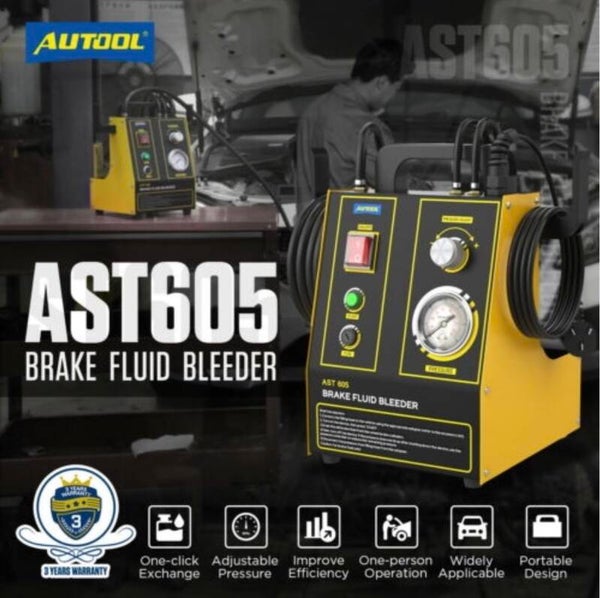 AUTOOL AST605 Remvloeistof Afzuiger & Remolie Wisselaar 220V