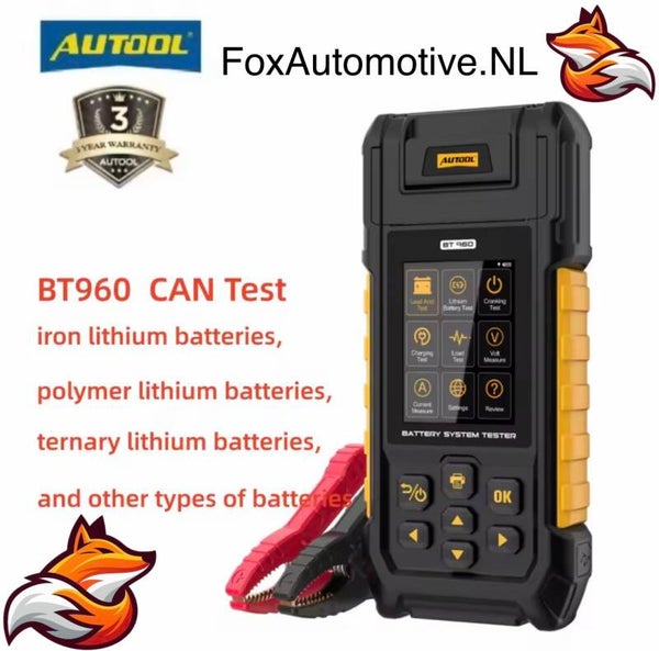 AUTOOL BT960 Accutester – 6V t/m 72V