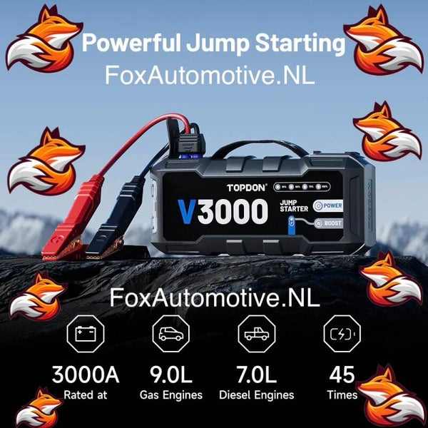 V3000 Jumpstarter / Mega Powerbank (3000A)