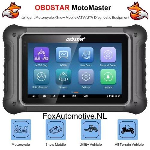 OBDSTAR MOTOMASTER New motorfiets diagnose & onderhoud + Reparatie / Service Moto