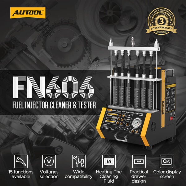 AUTOOL FN606 – GDI Fuel Injector Tester & Cleaner