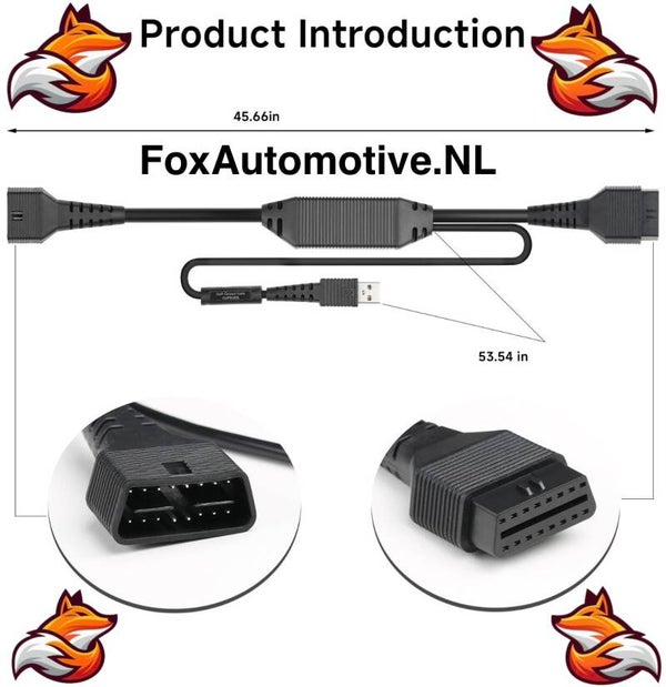Launch X431 Doip kabel nieuw