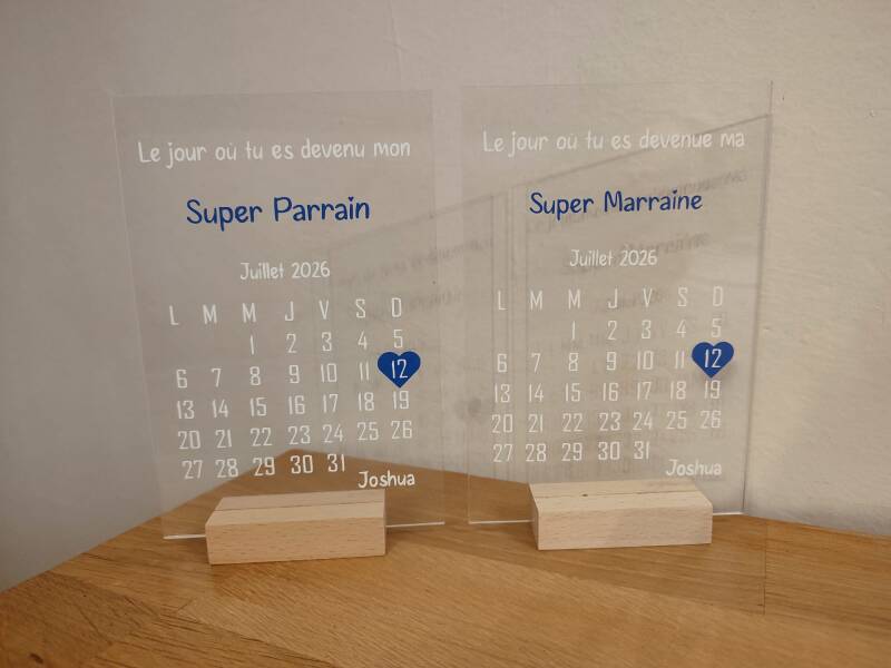 Cadeau calendrier