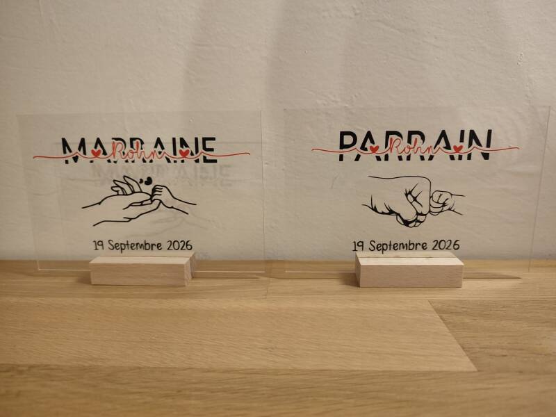 Cadeau Parrain Marraine
