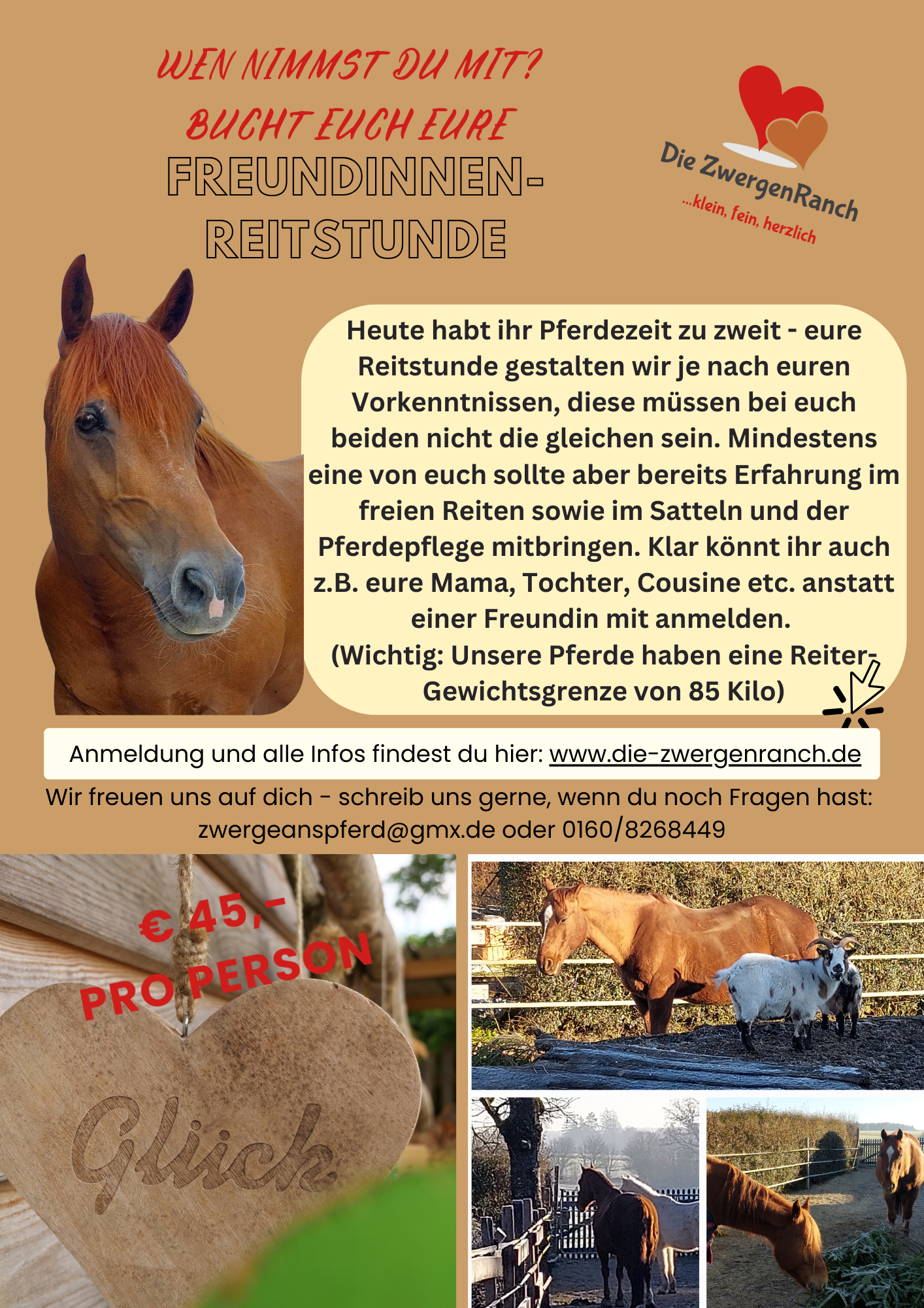 Freundinnen-Reitstunde