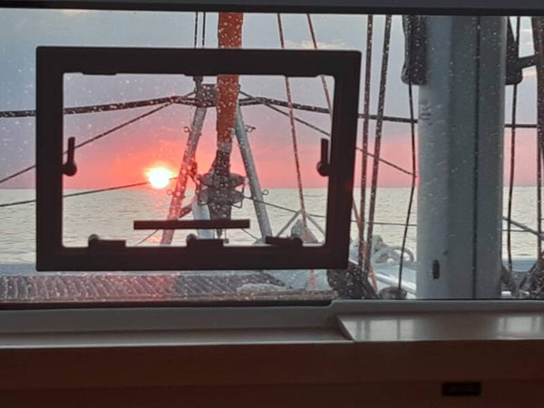 Sortie coucher de soleil en catamaran