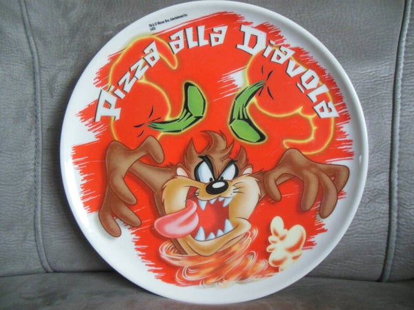 Looney Tunes Tasmanian Devil Pizza Plate