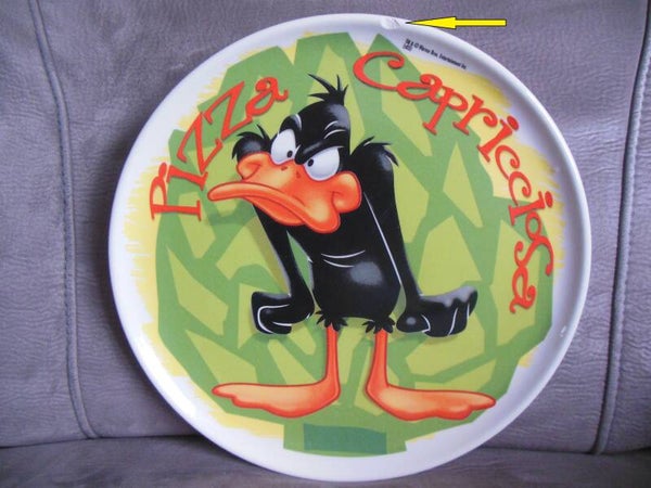 Looney Tunes Daffy Duck Pizza Plate