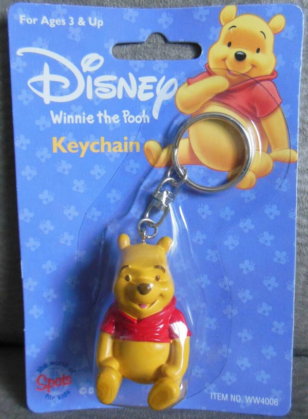 Winnie The Pooh Sitting Keychain
