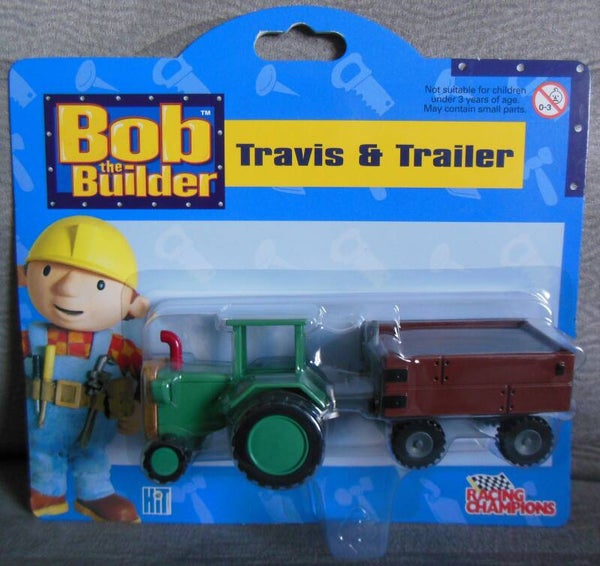 Bob The Builder Travis & Trailer Die-Cast