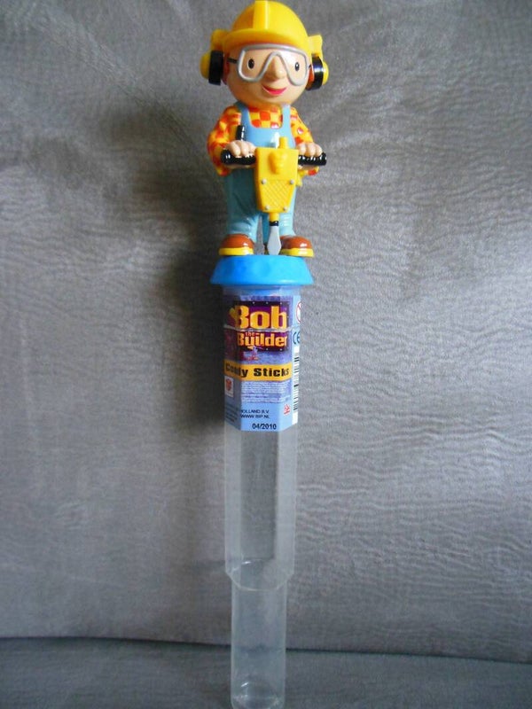 Bob The Builder Empty Candy Stick