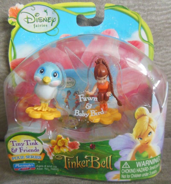 Fairies Tinkerbell & Friends Tiny Tink & Friends Pixie Series Fawn & Baby Bird