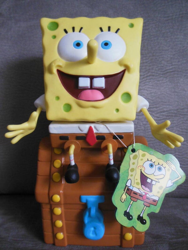 Spongebob On Chest Bath & Shower Figure (empty)