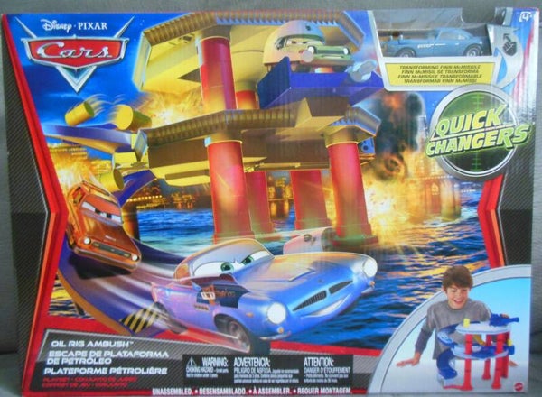 Cars Oil Rig Ambush Playset Very Rare