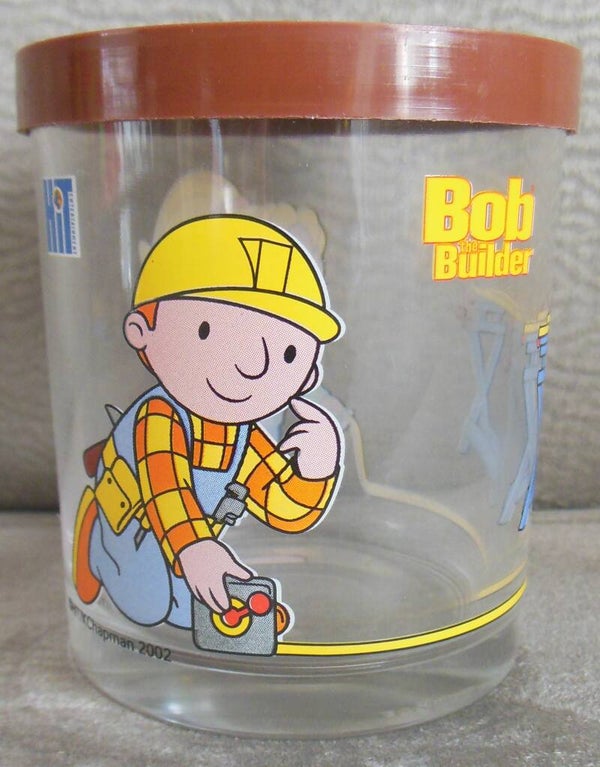 Bob The Builder Drinking Glass Bob & Wendy Measuring