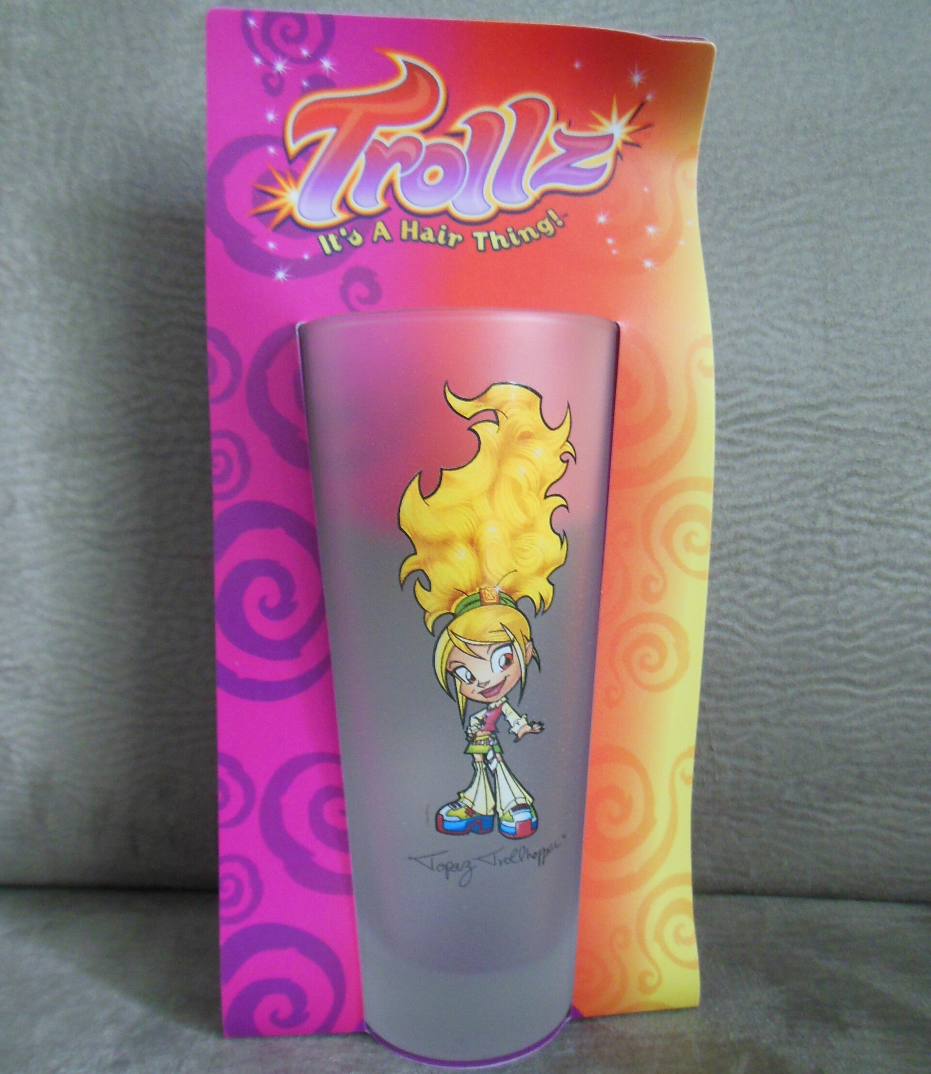 Trollz Topaz Drinking Glass
