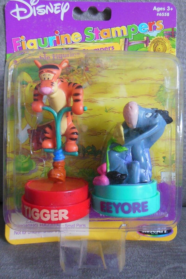 Winnie The Pooh Tigger & Eeyore Figurine Stampers